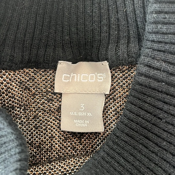 Chico's Chain Geometric Knit Tank & Cardigan Set Sizes XL XXL - Picture 9 of 16